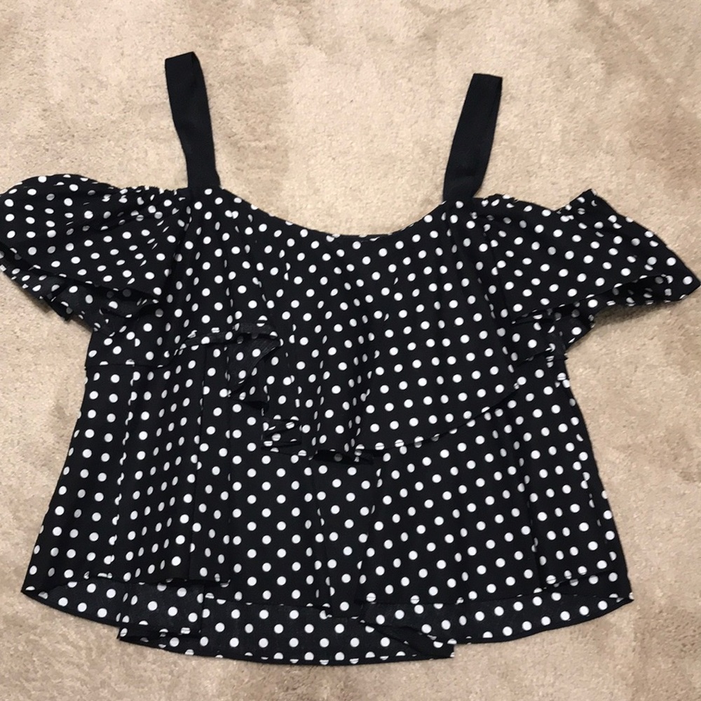 Zara Off-the-shoulder Top